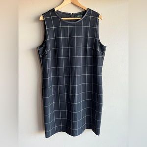 Lauren Ralph Lauren Women’s Mid Black leather Dress Size 16